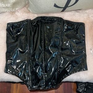 Black pattern corset brand new with tags